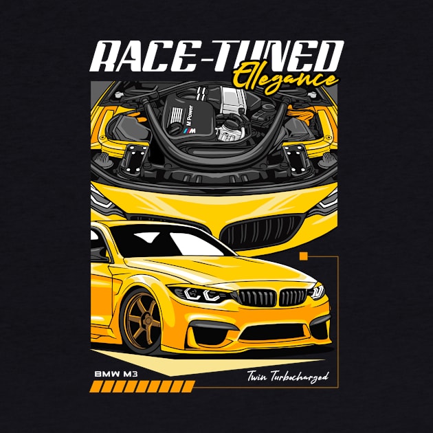 BMW M3 Race-Tuned Elegance by Harrisaputra